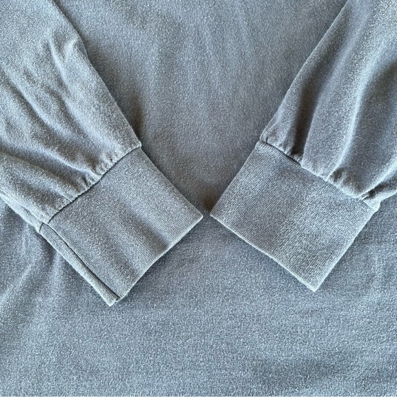 VTG Stussy Logo Streetwear Surf Crewneck Faded Distressed Blue Gray Mexico Small - Picture 6 of 10